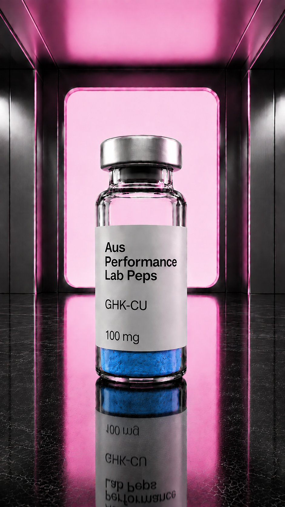 GHK-Cu 100mg copper peptide vial - Aus Performance