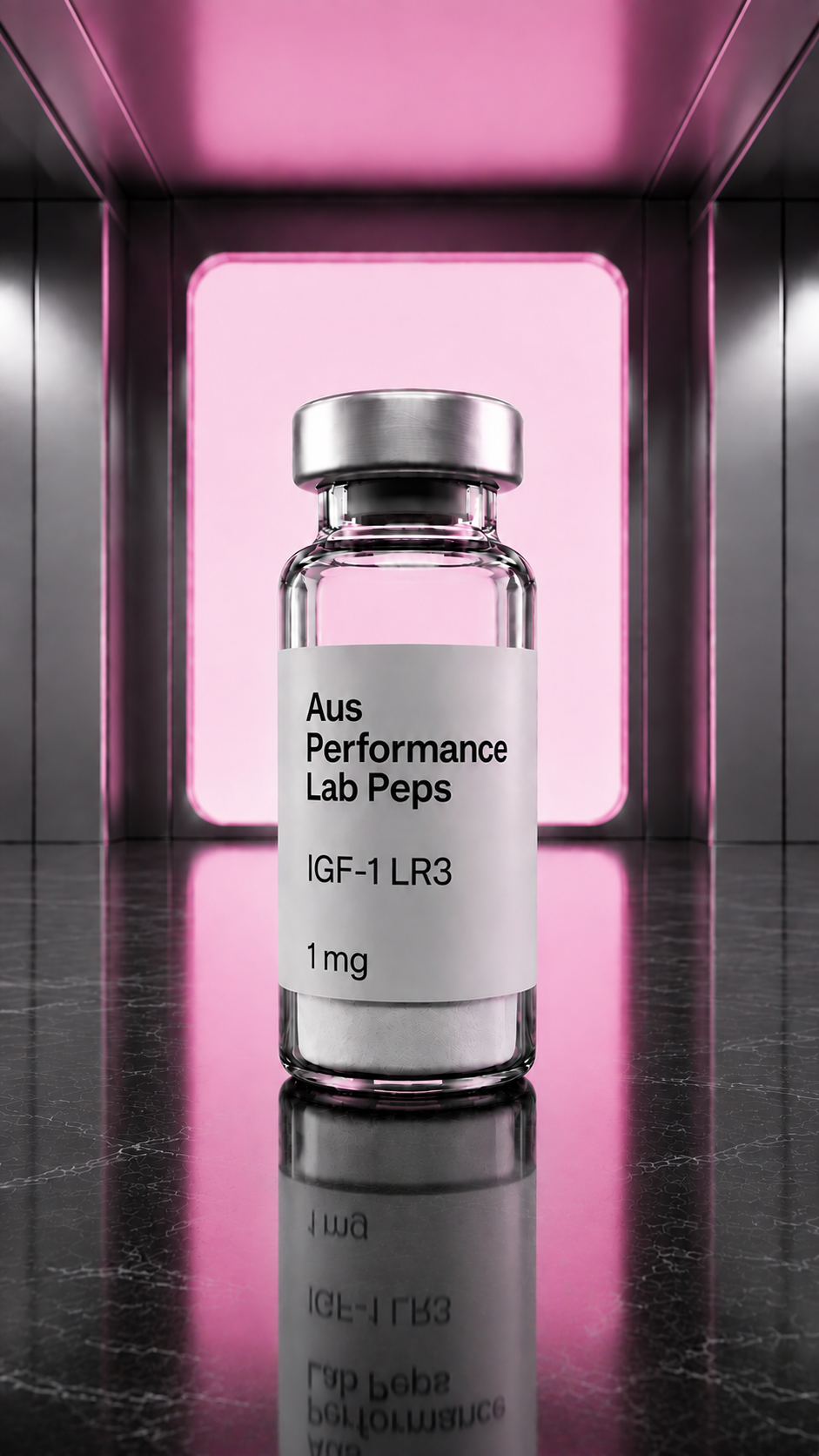 IGF-1 LR3 1mg research peptide vial - Aus Performance