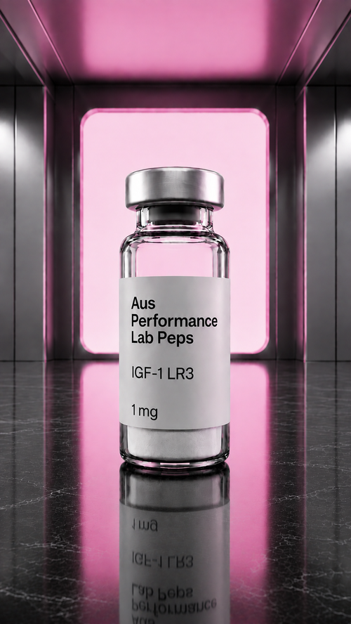 IGF-1 LR3 1mg research peptide vial - Aus Performance