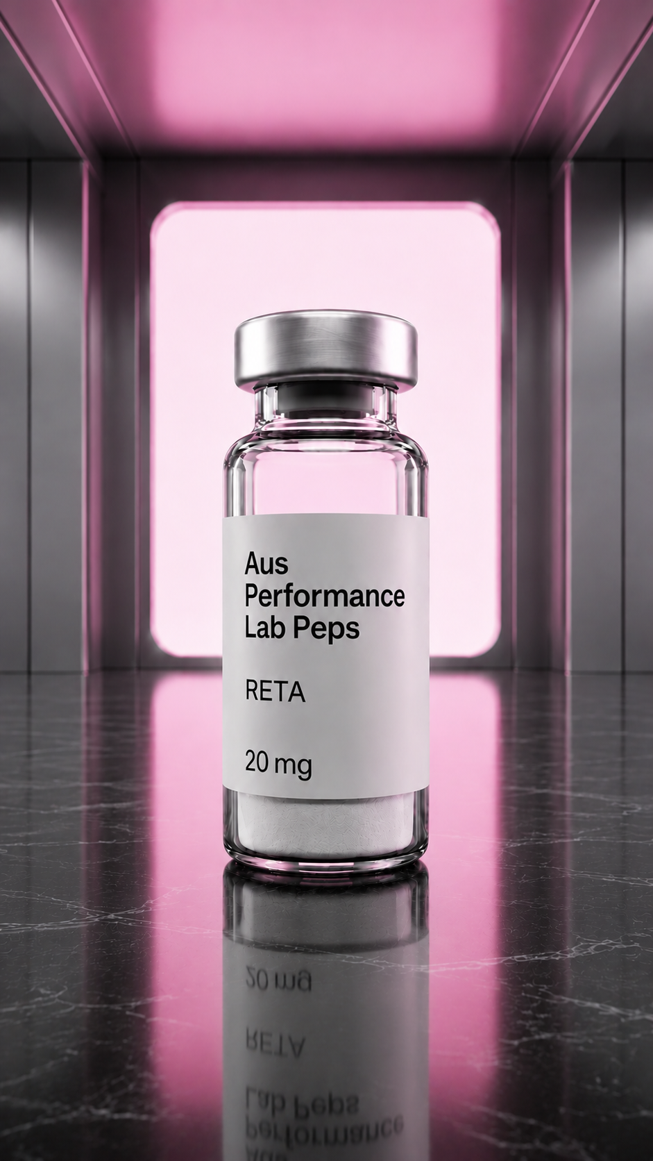 Retatrutide 20mg research peptide vial - Aus Performance